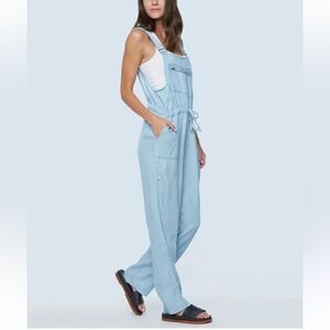 Billy T Women's XS  Everyday Overalls Light Blue Lyocell Jumper Adjustable Strap